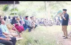 Kunjungan Ke Desa Binturu Arham Basmin Mattayang Siap Lanjutkan Pembangunan Jika Terpilih Bupati