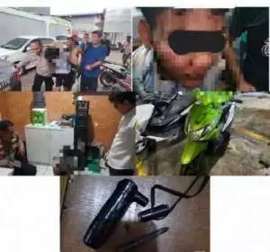 Polsek Cileungsi Berhasil Amankan Pelaku Curanmor.