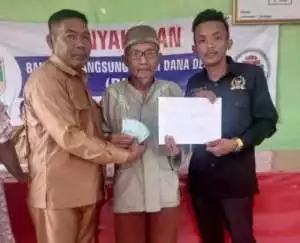 Pemdes Upang Karya laksanakan Penyaluran Bantuan (BLT- DD) Periode Bulan November Tahun 2024