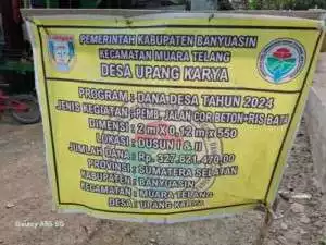Terus Berbenah, Pemdes Upang karya, Bangun Jalan Penghubung serta pembangunan teras posyandu