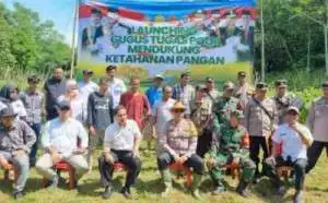 Polsek Nanggung Gelar Launching Gugus Tugas Ketahanan Pangan untuk Dukung Program Ketapang.