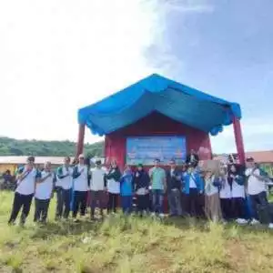 Menghadiri Sambut HUT PGRI Ke 79 Hari Guru Nasional 2024, Begini Pesan Kepala Desa Purasari.