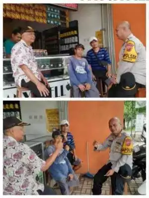 Kapolsek Parung Polres Bogor Polda Jabar, Melaksanakan Sambang Cooling System pasca pilkada Kepada Warga Untuk Sampaikan Pesan Kamtibmas