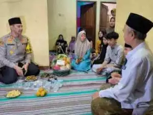 Polresta Kota Bogor Datang Santuni Keluarga Mendiang Pam TPS.