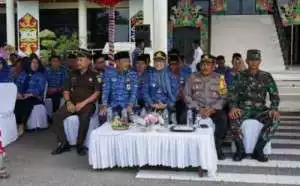 Kasdim Hadiri Upacara Bendera gabungan TNI/Polri/ASN Peringatan Hari Korp Pegawai Republik Indonesia Ke-53.