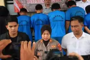 Polsek Klapanunggal Bersama Sat Reskrim Polres Bogor Ungkap Kasus Penyuntikan Tabung Gas Subsidi Ilegal.