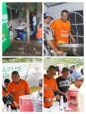BAZNAS Kab. Sukabumi Memberikan Bantuan Dapur Umum Untuk Korban Bencana Banjir dan Longsor