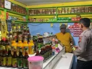 Gercep Polsek Pangkalan Razia Miras Oplosan, melalui Ops Cipkon Pekat.