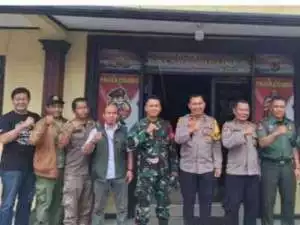 Polsek Cigudeg, Sinergi Perhutani dan Stakeholder Siaga Bencana dan Gukamhut di Bogor.