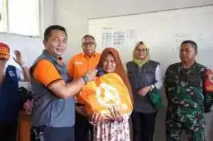 Bupati Sukabumi H.Marwan Hamami Tinjau Lokasi Pengungsian Di Kecamatan Purabaya dan Pabuaran