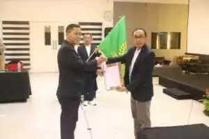 SEKDA Sukabumi H.Ade Suryaman Menghadiri Acara Pengukuhan KOK (Koordinator Olahraga Kecamatan) dan Launching Pekan Olahraga Kabupaten Tahun 2024