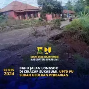 Pembersihan Bahu Jalan Anceun - Pabuaran Sukabumi Untuk Kenyamanan Warga