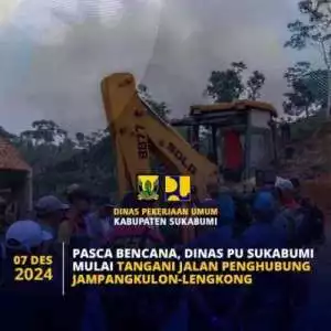 Bupati Sukabumi H.Marwan Hamami Mengucapkan Terima Kasih Atas Kepedulian Semua Pihak Untuk Bantuan Korban Bencana Alam