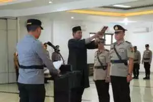 Kapolres Bogor Pimpin Langsung Serah Terima Jabatan Kapolsek Jajaran Res Bogor Dan Kenaikan Pangkat Penghargaan Personil Polri Serta ASN.