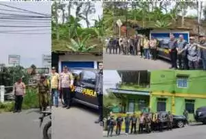 Bhabinkamtibmas Wilayah Hukum Polsek Megamendung Polres Bogor Giat Cooling Sistem Kontrol Satkamling Sampaikan Pesan Dan Ajak Jaga Kamtibmas.
