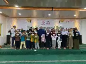 Kegiatan pemberian Santunan dari Subdit 2 Ekonomi Direktorat Intelkam Polda Metro Jaya kepada Anak Yatim dalam Rangka Peduli Sesama dan menyambut Tahun baru 2025.
