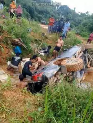 Rawan kecelakaan, BPAN LAI: Pemerintah Harus Segera Perbaiki Jln tumbang sanamang- Tumbang samba