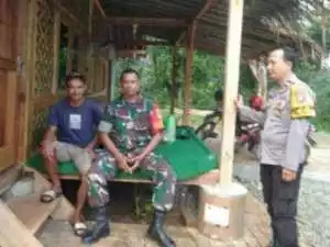 Sinergitas TNI-POLRI Wilayah Hukum Polsek Tamansari Giat Cooling Sistem Sambang Monitoring Wilayah Beri Pesan Dan Ajak Jaga Kamtibmas.