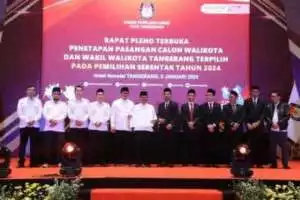 KPU Resmi Tetapkan Walikota dan Wakil Walikota Terpilih Periode  2025-2030