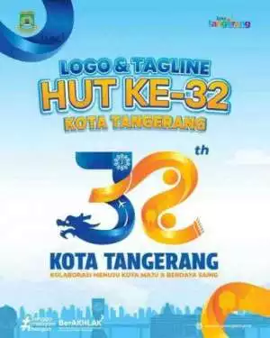 Yuk Kenali Filosofi Logo HUT Ke-32 Kota Tangerang 