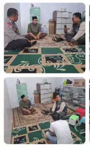 Bhabinkamtibmas Wilayah Hukum Polsek CSR Polres Bogor Giat Cooling Sistem, Monitoring Kontrol Pos Kamling Sampaikan Pesan Dan Ajak Jaga Kamtibmas.
