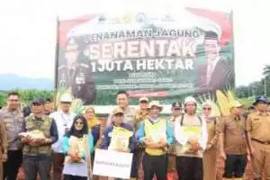 Polres Bogor Bersama Stakeholder Terkait Dukung Swasembada Pangan 2025, Penanaman Jagung Satu Juta Hektar.