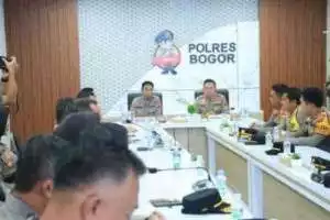 Kunjungan Kerja Kapolda Jabar Bersama PJU Polda Jabar, Dalam Rangka Silahturahmi Serta Arahan Kepada Kapolres Bogor, Para PJU, Para Kapolsek Jajaran Res Bogor Dan Perwakilan Bhabinkamtibmas.