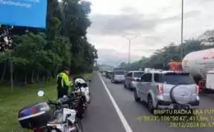 Pelaksanaan Patroli Joki di Jalur Wisata Puncak Kabupaten Bogor.