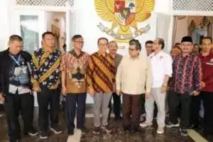 SEKDA H.Ade Suryaman Menerima Kunjungan Kepala BPJPH Di Pendopo