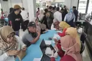Pegawai Kecamatan Larangan : ASN Sehat Pelayanan Maksimal Medical Check Up 
