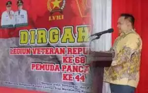 Ketua DPRD Kab. Sukabumi Budi Azhar Menghadiri HUT LVRI Ke-68 Dan HUT PPM Ke-44 Tingkat Kabupaten Sukabumi