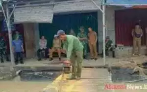 Kurangi Kekumuhan, Dinkopukmperidag Kota Serang Relokasi Pedagang Taman Sari.