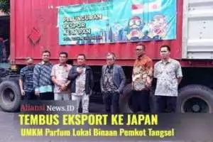 UMKM Parfum Lokal Binaan Disperindag Tangsel Tembus Ekspor ke Jepang