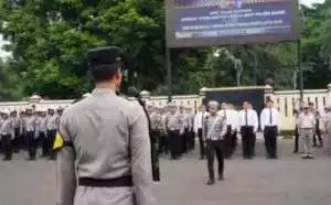 Polres Bogor Laksanakan Apel Gelar Pasukan Dalam Rangka Operasi Keselamatan Lodaya 2025.