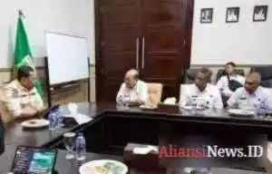 PJ Gubernur Banten, A Damenta Menerima Kunjungan dari Wilayah Kanwil Imigrasi dan Pemasyarakatan Pemprov Banten