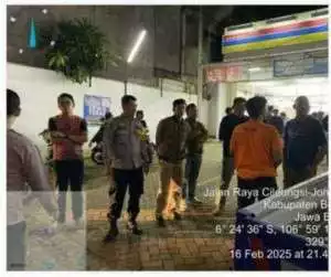 Polsek Cileungsi Tindak Lanjuti Terkait Terjadi Keributan Suporter Bola Persija Dengan Viking Persib.