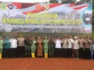 Telah Dibuka Resmi TMMD 2025, Wujudkan Pemerataan Pembangunan dan Ketahanan Pangan di Ujung Wilayah Barat Kabupaten Bogor.