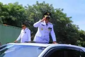 Antusiasme Warga Iringi Kedatangan Sachrudin-Maryono di Kota Tangerang 