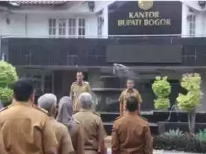 Wakil Bupati BogorJaro Ade Pimpin Apel Pertama di Masa Jabatannya.
