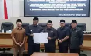 Rapat Paripurna DPRD Kabupaten Sukabumi Yang ke-6 Tahun Sidang 2025