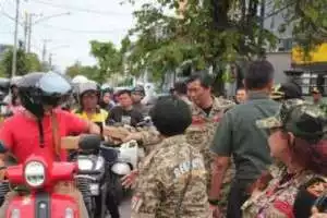 Ormas Palangka Raya Gelar Aksi Berbagi Takjil serta Dukung Pengesahan Undang-Undang TNI
