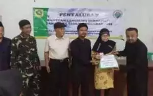 Pemdes Parakanmuncang Membagikan Bantuan BLT DD 48 KPM Menjelang Hari Raya Idul Fitri TA 2025.