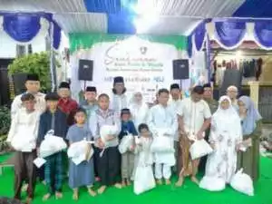 Santunan Anak Yatim Dan Dhuafa, Merayakan Kemengan Dengan Berbagi. Bersama, Andika Ketua DPC Jakarta Utara.