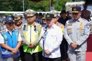 Menhub Apresiasi Kapolri dan Kakorlantas Atas Baiknya Penanganan Arus Mudik.