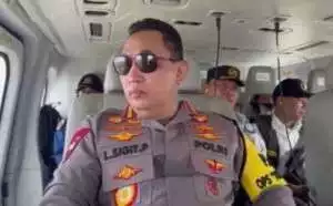 Kapolri Pimpin Pelepasan One Way Nasional Tol Kalikangkung-Cikampek.