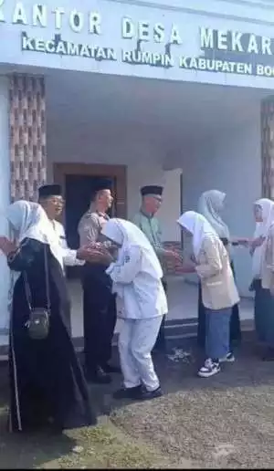 Bhabinkamtibmas Wilayah Hukum Polsek Rumpin Guar Cooling Sistem Bersama Forkompides Adakan Halal Bihalal Suasana Idul Fitri 1446 H, Wujud Sinergi Pelayanan Humanis Masyarakat.