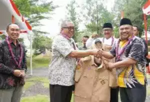 Ketua DPRD Kabupaten Sukabumi Hadiri Halal Bihalal dan Sertijab Ketua Mabicab Gerakan Pramuka
