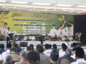 Ketua DPRD Kabupaten Sukabumi Hadiri Halal Bihalal APDESI, Perkuat Sinergi Demi Kemajuan Desa