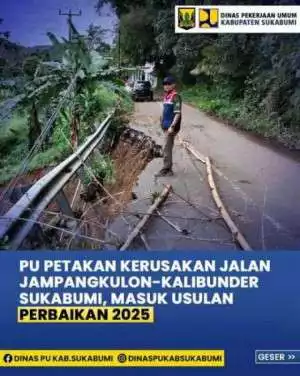 Ruas Jalan Jampangkulon–Ciguyang Rusak di Banyak Titik, Dinas PU Susun Skema Penanganan Bertahap