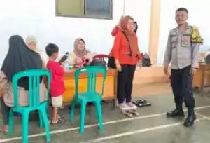 Polsek Tanjungsari Bersama Warga Ajak Jaga Kondusifitas Cegah Gangguan Kamtibmas.